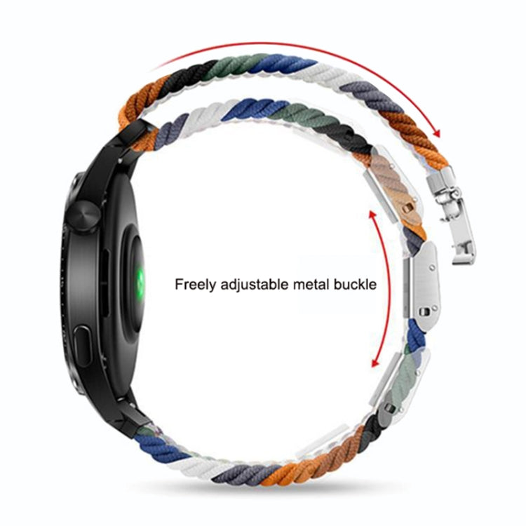For Google Pixel Watch Metal Buckle Nylon Watch Band(Starlight Color) - Watch Bands by buy2fix | Online Shopping UK | buy2fix
