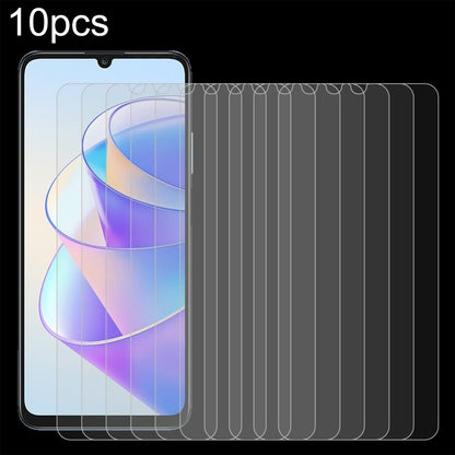 For Honor X7a 10pcs 0.26mm 9H 2.5D Tempered Glass Film by buy2fix