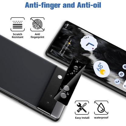 For Google Pixel 7 2pcs Full Glue Tempered Glass Full Film with 2pcs Aluminum Lens Film Set by buy2fix