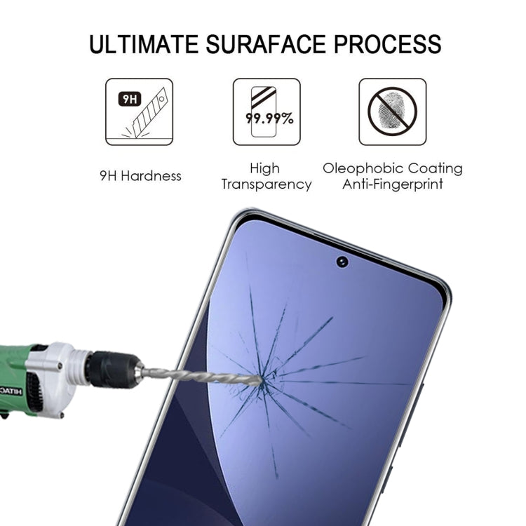 For Xiaomi 12 2pcs 3D Edge Glue Tempered Glass Full Film with 2pcs Lens Film Set by buy2fix