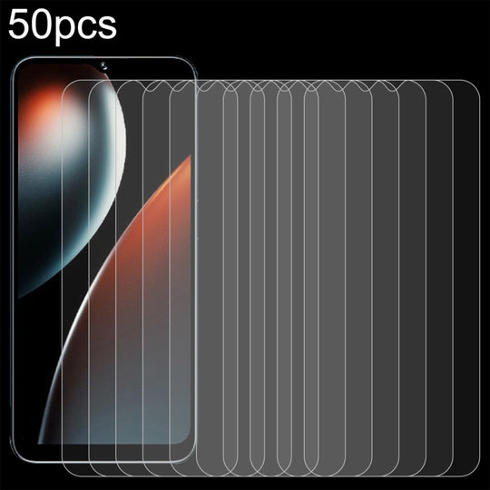 For BLU G52L 50pcs 0.26mm 9H 2.5D Tempered Glass Film