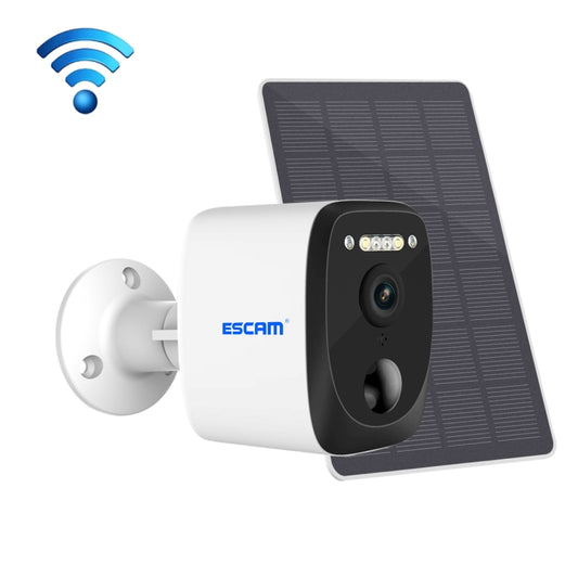 ESCAM QF370 3MP Cloud Storage PT WIFI Solar Panel IP Camera with PIR Alarm Support Night Vision & Two Way Audio - Wireless Camera by ESCAM | Online Shopping UK | buy2fix