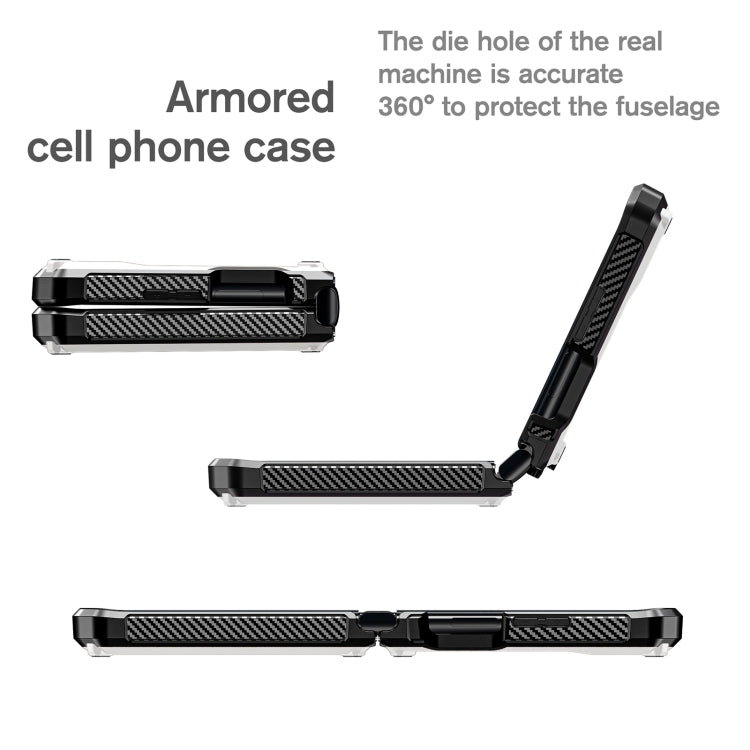 For Motorola Razr 2022 All-inclusive Shockproof Folding Phone Case(White) - Motorola Cases by buy2fix | Online Shopping UK | buy2fix