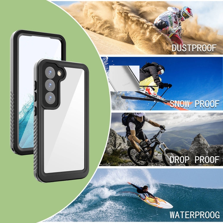 For Samsung Galaxy S23+ 5G RedPepper 360 Full Body Life Waterproof Phone Case(Black) - Galaxy S23+ 5G Cases by RedPepper | Online Shopping UK | buy2fix