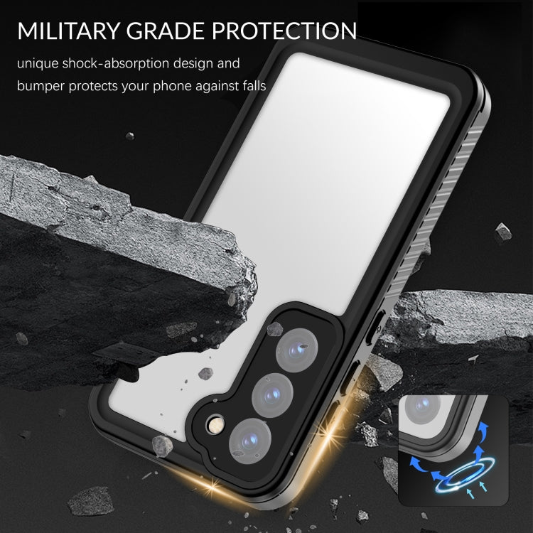 For Samsung Galaxy S23+ 5G RedPepper 360 Full Body Life Waterproof Phone Case(Black) - Galaxy S23+ 5G Cases by RedPepper | Online Shopping UK | buy2fix