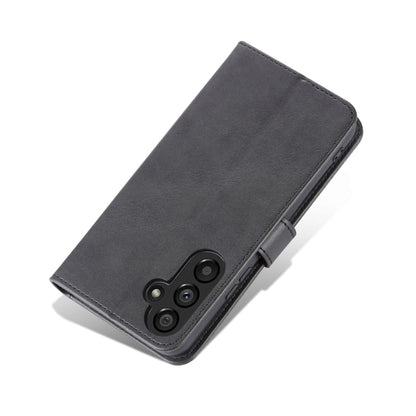 For Samsung Galaxy A34 5G AZNS Skin Feel Calf Texture Flip Leather Phone Case(Black) by AZNS