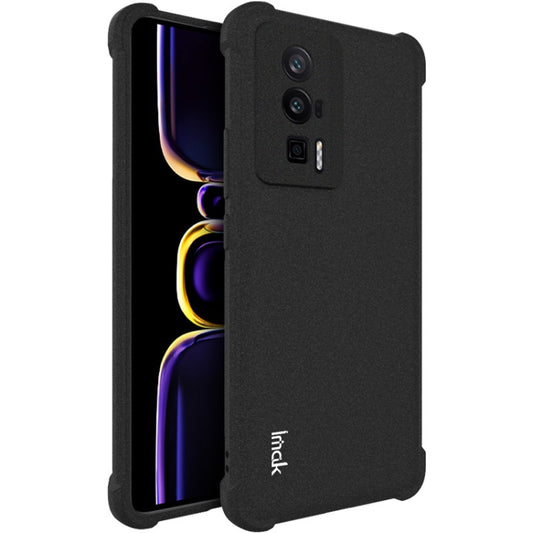 For Xiaomi Redmi K60 5G / K60 Pro 5G / Poco F5 Pro 5G imak Shockproof Airbag TPU Phone Case(Matte Black) - Xiaomi Cases by buy2fix | Online Shopping UK | buy2fix