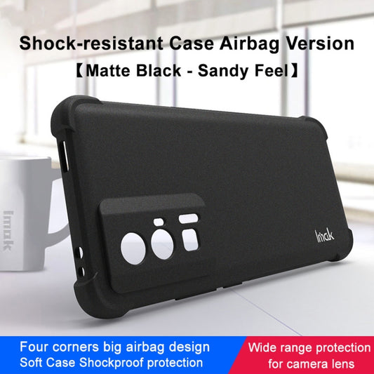 For Xiaomi Redmi K60 5G / K60 Pro 5G / Poco F5 Pro 5G imak Shockproof Airbag TPU Phone Case(Matte Black) - Xiaomi Cases by buy2fix | Online Shopping UK | buy2fix