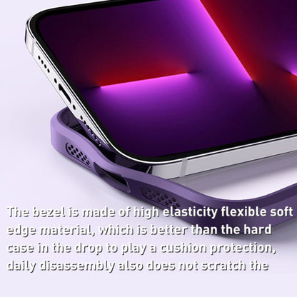 For iPhone 13 Pro Skin Feel MagSafe Shockproof Phone Case with Holder(Black) - iPhone 13 Pro Cases by buy2fix | Online Shopping UK | buy2fix