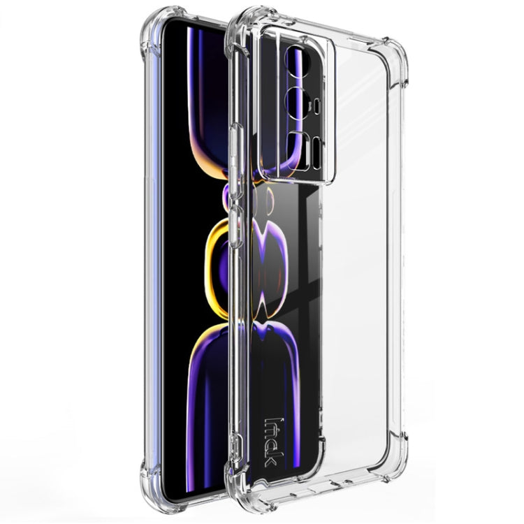 For Xiaomi Redmi K60 5G / K60 Pro 5G / Poco F5 Pro 5G imak Shockproof Airbag TPU Phone Case(Transparent) by buy2fix
