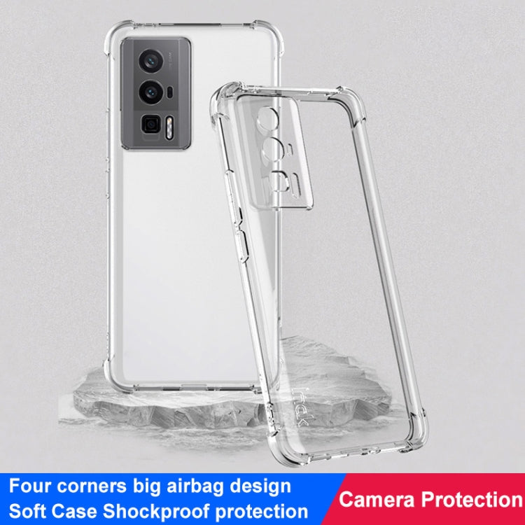 For Xiaomi Redmi K60 5G / K60 Pro 5G / Poco F5 Pro 5G imak Shockproof Airbag TPU Phone Case(Transparent) by buy2fix