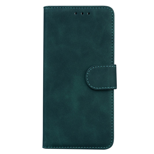For Samsung Galaxy A34 5G Skin Feel Pure Color Flip Leather Phone Case(Green) by buy2fix