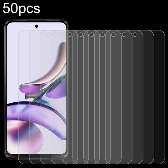 For Motorola Moto G13 50 PCS 0.26mm 9H 2.5D Tempered Glass Film