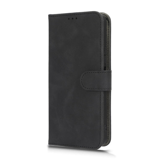 For TCL 40SE Skin Feel Magnetic Flip Leather Phone Case(Black) - TCL by buy2fix | Online Shopping UK | buy2fix