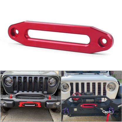 ATV/UTV 8000-15000LBs 10 inch Aluminum Synthetic Winch(Red) - Others by buy2fix | Online Shopping UK | buy2fix