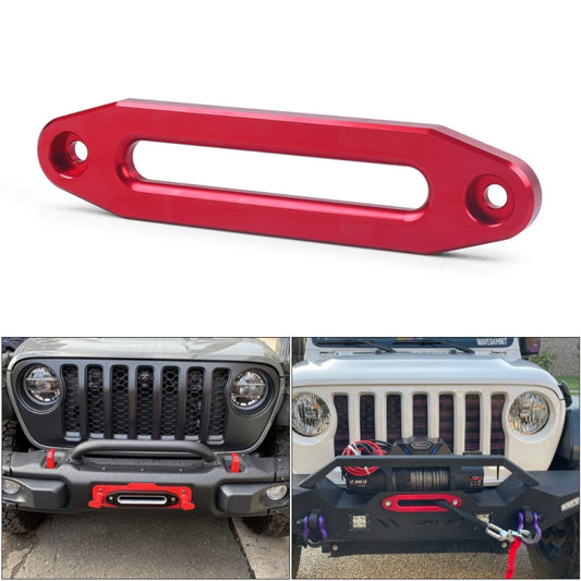 ATV/UTV 8000-15000LBs 10 inch Aluminum Synthetic Winch(Red) - Others by buy2fix | Online Shopping UK | buy2fix