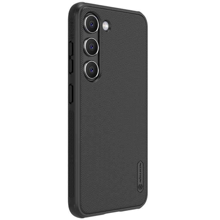 For Samsung Galaxy S23 5G NILLKIN Super Frosted Shield Pro PC + TPU Phone Case(Black) - Galaxy S23 5G Cases by NILLKIN | Online Shopping UK | buy2fix
