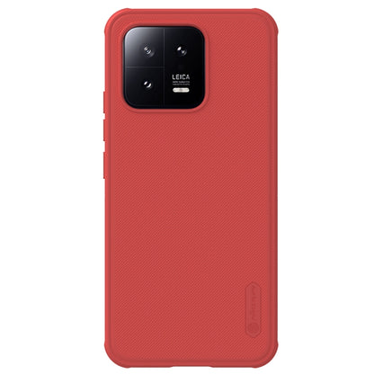 For Xiaomi 13 NILLKIN Frosted Shield Pro PC + TPU Phone Case(Red) - Xiaomi Cases by NILLKIN | Online Shopping UK | buy2fix