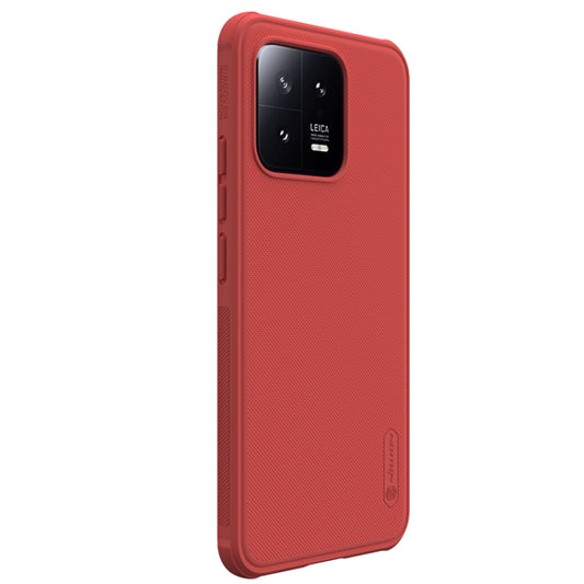 For Xiaomi 13 NILLKIN Frosted Shield Pro PC + TPU Phone Case(Red) - Xiaomi Cases by NILLKIN | Online Shopping UK | buy2fix