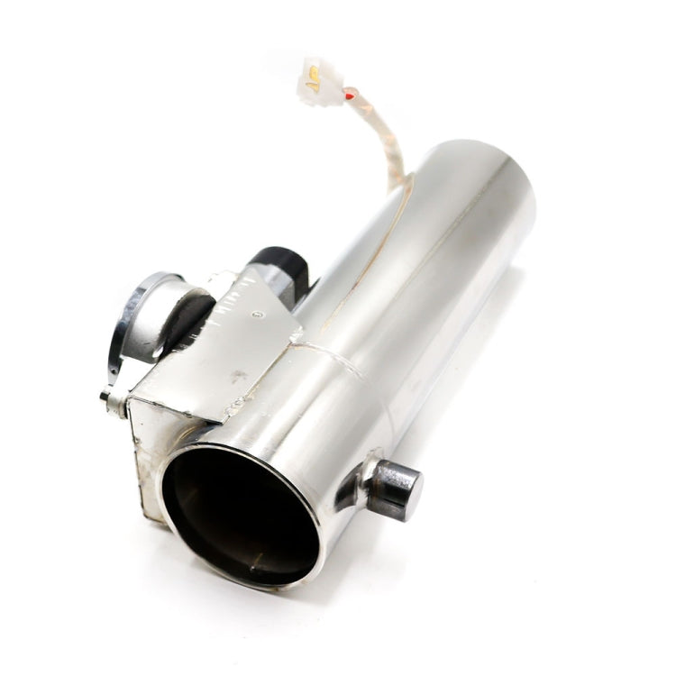 2.5 inch Car Stainless Steel Straight Pipe Remote Control Electric Exhaust Valve - Exhaust Pipes by buy2fix | Online Shopping UK | buy2fix