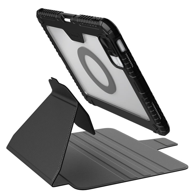 For iPad 2025 / 2022 NILLKIN Bumper Snapsafe Multifunctional Leather Tablet Case with Pen Slot(Black) - iPad 2025 / 2022 Cases by NILLKIN | Online Shopping UK | buy2fix