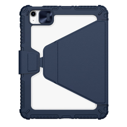 For iPad 2025 / 2022 NILLKIN Bumper Snapsafe Multifunctional Leather Tablet Case with Pen Slot(Blue) - iPad 2025 / 2022 Cases by NILLKIN | Online Shopping UK | buy2fix