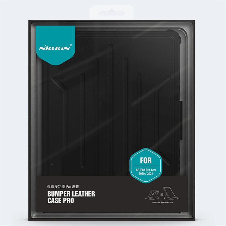 For iPad 2025 / 2022 NILLKIN Bumper Snapsafe Multifunctional Leather Tablet Case with Pen Slot(Black) - iPad 2025 / 2022 Cases by NILLKIN | Online Shopping UK | buy2fix