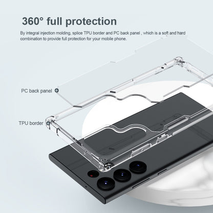 For Samsung Galaxy S23 Ultra 5G NILLKIN PC + TPU Phone Case(Transparent) - Galaxy S23 Ultra 5G Cases by NILLKIN | Online Shopping UK | buy2fix