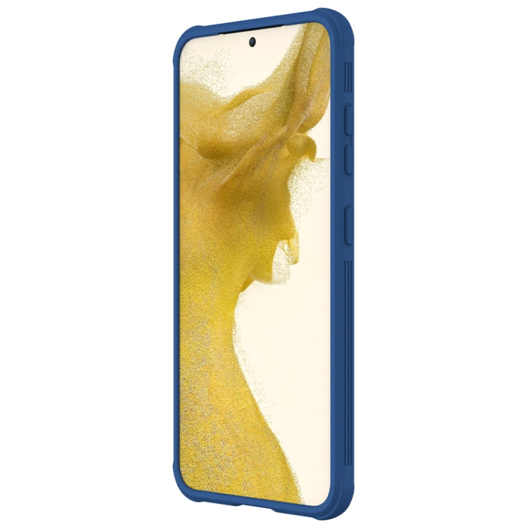 For Samsung Galaxy S23 5G NILLKIN Black Mirror Pro Series Camshield Phone Case(Blue) - Galaxy S23 5G Cases by NILLKIN | Online Shopping UK | buy2fix