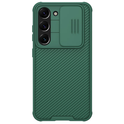 For Samsung Galaxy S23 5G NILLKIN Black Mirror Pro Series Camshield Phone Case(Green) - Galaxy S23 5G Cases by NILLKIN | Online Shopping UK | buy2fix