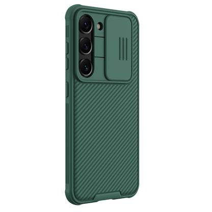 For Samsung Galaxy S23 5G NILLKIN Black Mirror Pro Series Camshield Phone Case(Green) - Galaxy S23 5G Cases by NILLKIN | Online Shopping UK | buy2fix