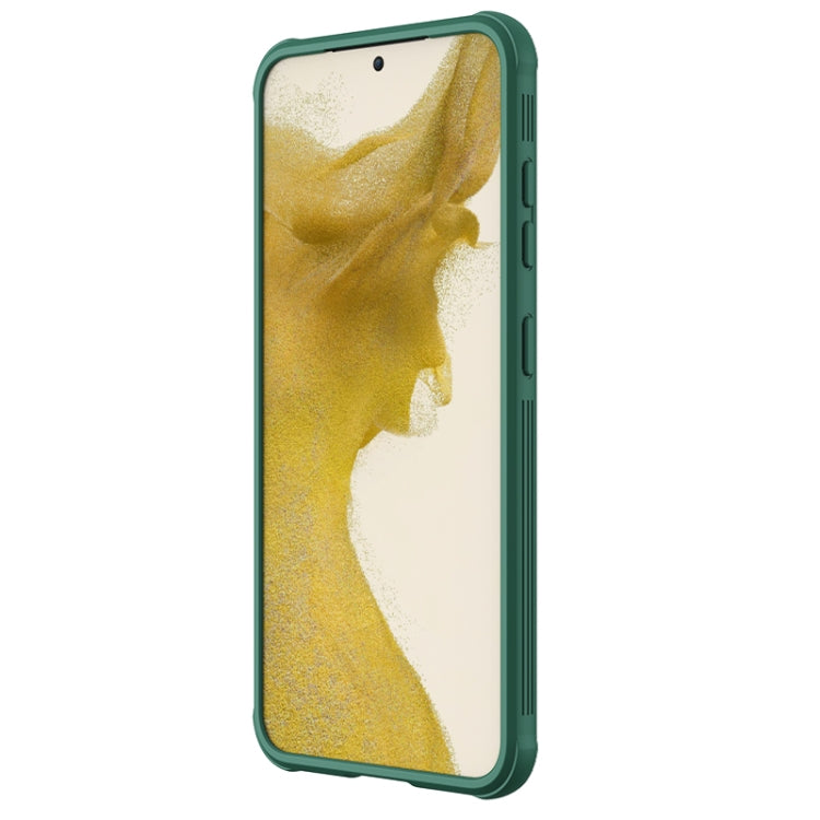 For Samsung Galaxy S23 5G NILLKIN Black Mirror Pro Series Camshield Phone Case(Green) - Galaxy S23 5G Cases by NILLKIN | Online Shopping UK | buy2fix