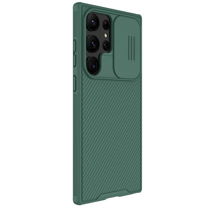 For Samsung Galaxy S23 Ultra 5G NILLKIN Black Mirror Pro Series Camshield Phone Case(Green) - Galaxy S23 Ultra 5G Cases by NILLKIN | Online Shopping UK | buy2fix