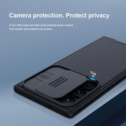 For Samsung Galaxy S23 Ultra 5G NILLKIN Black Mirror Pro Series Camshield Phone Case(Black) - Galaxy S23 Ultra 5G Cases by NILLKIN | Online Shopping UK | buy2fix