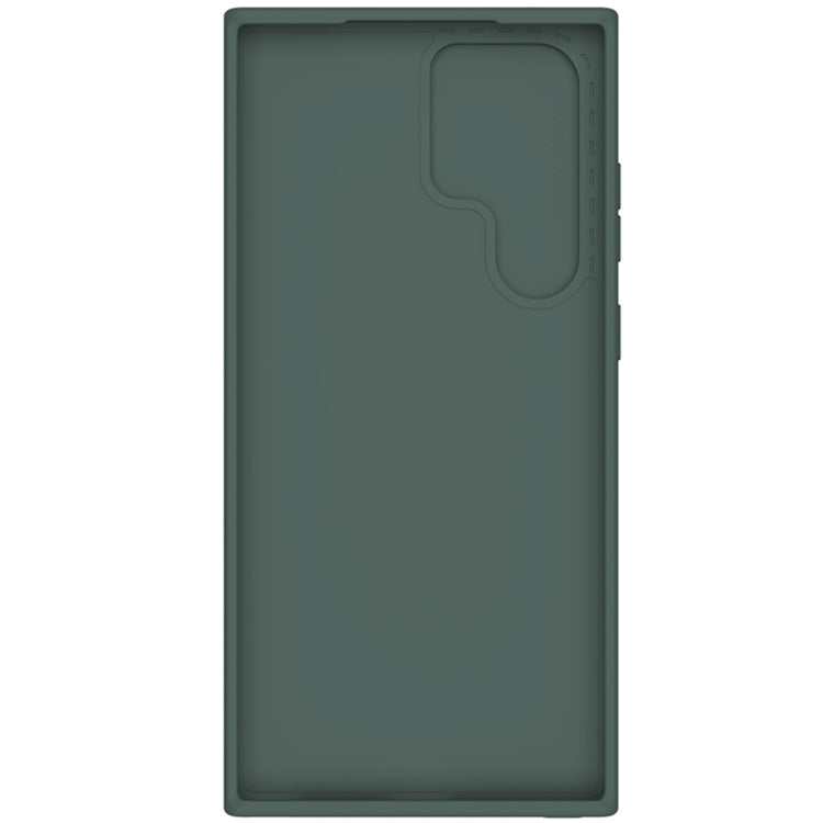 For Samsung Galaxy S23 Ultra 5G NILLKIN CamShield Liquid Silicone + PC Phone Case(Green) - Galaxy S23 Ultra 5G Cases by NILLKIN | Online Shopping UK | buy2fix