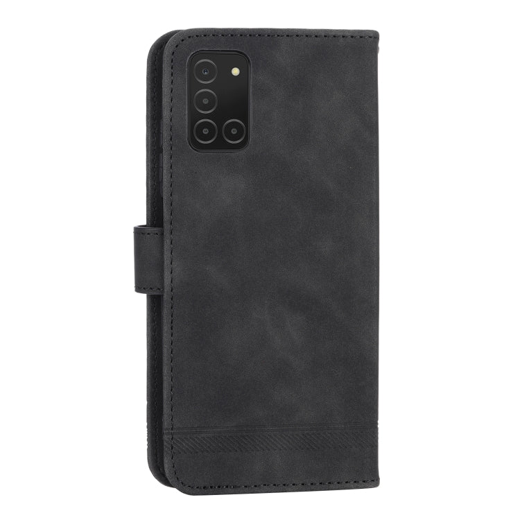 For Samsung Galaxy A03s 166mm Dierfeng Dream Line TPU + PU Leather Phone Case(Black) by buy2fix