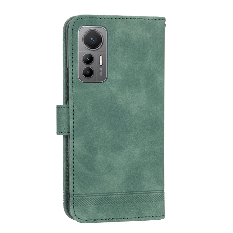 For Xiaomi 12 / 12X Dierfeng Dream Line TPU + PU Leather Phone Case(Green) by buy2fix