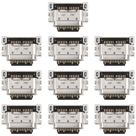For Motorola One Hyper 10pcs Charging Port Connector - Others by buy2fix | Online Shopping UK | buy2fix
