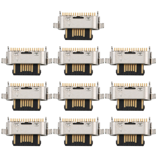 For Motorola Moto G10 / G20 / G30 / G10 Power 10pcs Charging Port Connector - Others by buy2fix | Online Shopping UK | buy2fix