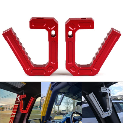 For Jeep Wrangler JK 2007-2018 Car Modification Aluminum Interior Handle(Red) - Door Handles by buy2fix | Online Shopping UK | buy2fix