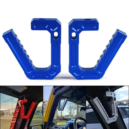 For Jeep Wrangler JK 2007-2018 Car Modification Aluminum Interior Handle(Blue) - Door Handles by buy2fix | Online Shopping UK | buy2fix