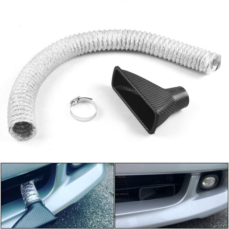 Car Modified Front Bumper Carbon Fiber Intake Pipe - Air Intake System by buy2fix | Online Shopping UK | buy2fix