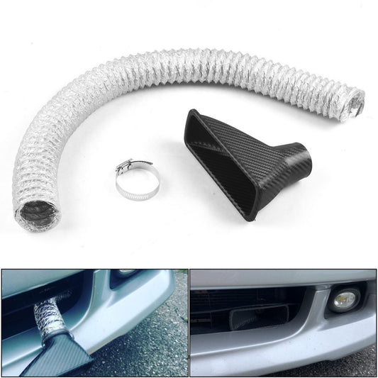 Car Modified Front Bumper Carbon Fiber Intake Pipe - Air Intake System by buy2fix | Online Shopping UK | buy2fix