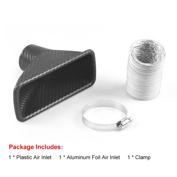Car Modified Front Bumper Carbon Fiber Intake Pipe - Air Intake System by buy2fix | Online Shopping UK | buy2fix