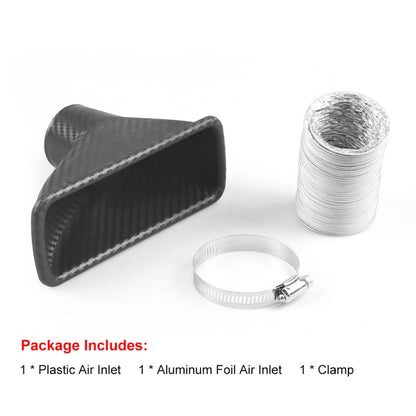 Car Modified Front Bumper Carbon Fiber Intake Pipe - Air Intake System by buy2fix | Online Shopping UK | buy2fix