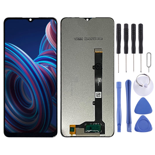 IPS LCD Screen For ZTE Blade A72 5G 7540N with Digitizer Full Assembly(Black) - For ZTE by buy2fix | Online Shopping UK | buy2fix