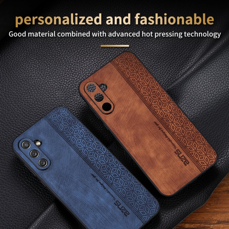 For Samsung Galaxy A54 5G AZNS 3D Embossed Skin Feel Phone Case(Purple) - Galaxy Phone Cases by AZNS | Online Shopping UK | buy2fix