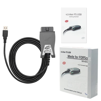 Vgate Vlinker FS ELM327 USB OBD2 Car Diagnostic Tool by Vgate