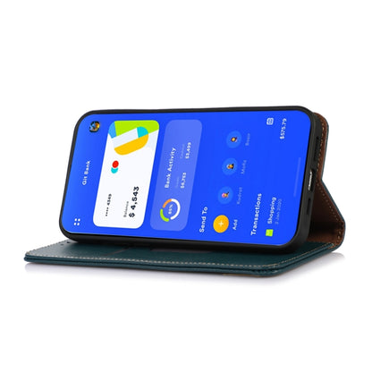 For OnePlus 11 5G KHAZNEH Nappa Top Layer Cowhide Leather Phone Case(Green) by buy2fix