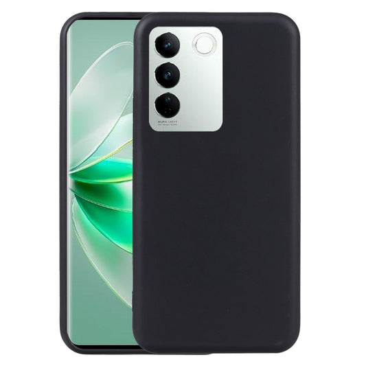 For vivo V27 TPU Phone Case(Black) - vivo Cases by buy2fix | Online Shopping UK | buy2fix